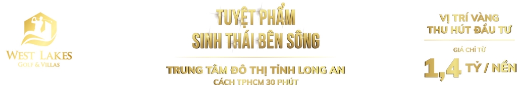 biệt thự sân golf west lakes villas